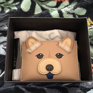Kate Spade Dog/Bear Card Holder
